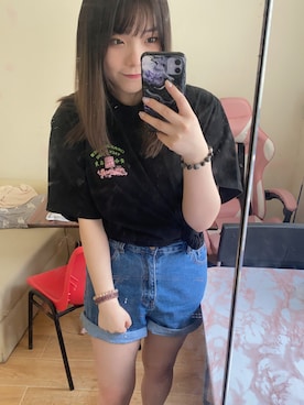 「6IXTY8IGHTのアイテム（パンツ）」を使った、yauhahahaさん（レディース・163cm）の夏コーディネート