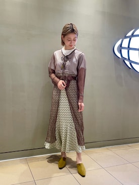 コウノナホさん（レディース・164cm）の夏コーディネート