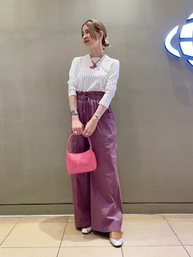 コウノナホさん（レディース・164cm）の夏コーディネート