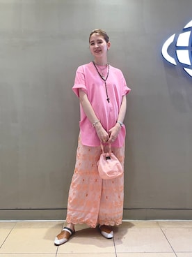 コウノナホさん(レディース・164cm)の夏コーディネート