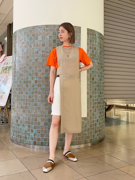 コウノナホさん(レディース・164cm)の夏コーディネート