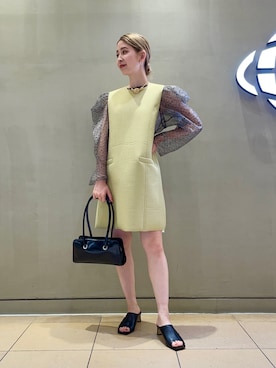 「アイテム（ワンピース/ドレス）」を使った、コウノナホさん（レディース・164cm・20代）の夏コーディネート