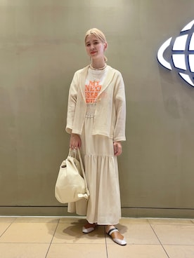 コウノナホさん（レディース・164cm）の夏コーディネート