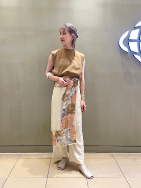 コウノナホさん(レディース・164cm)の夏コーディネート