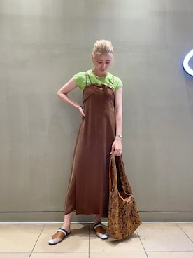 コウノナホさん（レディース・164cm）の夏コーディネート