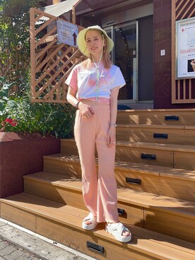 コウノナホさん（レディース・164cm）の夏コーディネート