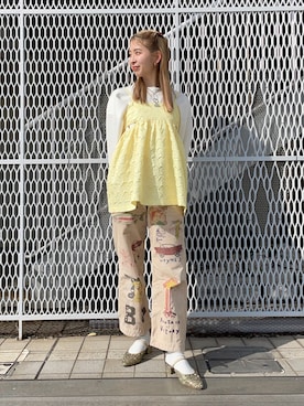 「グリッター」｜「アイテム（その他シューズ）」を使った、コウノナホさん（レディース・164cm）の冬コーディネート