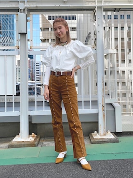 コウノナホさん（レディース・164cm）の春コーディネート