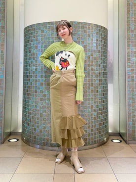 「77circa」｜コウノナホさん（レディース・164cm）の冬コーディネート