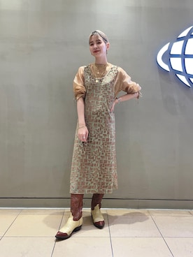 コウノナホさん（レディース・164cm）の秋コーディネート