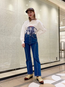 コウノナホさん（レディース・164cm）の冬コーディネート