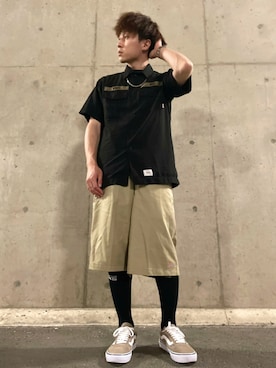 「VANS（バンズ）のアイテム（レッグウェア）」を使った、としきさん（メンズ・168cm）の夏コーディネート