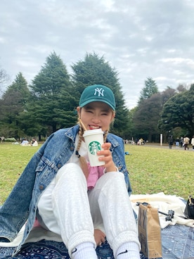 「はじめましてコーデ」｜「アイテム（デニムジャケット）」を使った、mayaさん（レディース・164cm）の春コーディネート