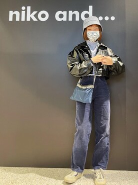 「niko and...（ニコアンド）のアイテム（財布/小物）」を使った、Penny 🌸さん（レディース・160cm）の冬コーディネート