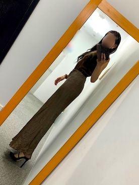 「タイトシルエット」｜「アイテム（パンプス）」を使った、Sawさん（レディース・159cm）の夏コーディネート