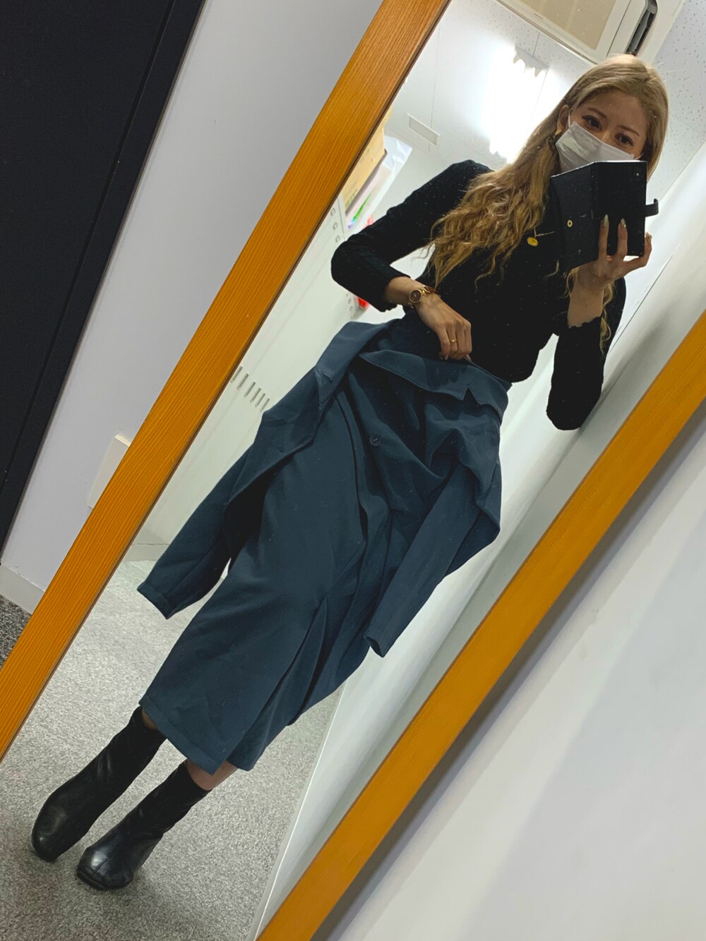 Ameri（アメリ）の「CONSTRUCTIVE SKIRT（スカート）」 - WEAR 