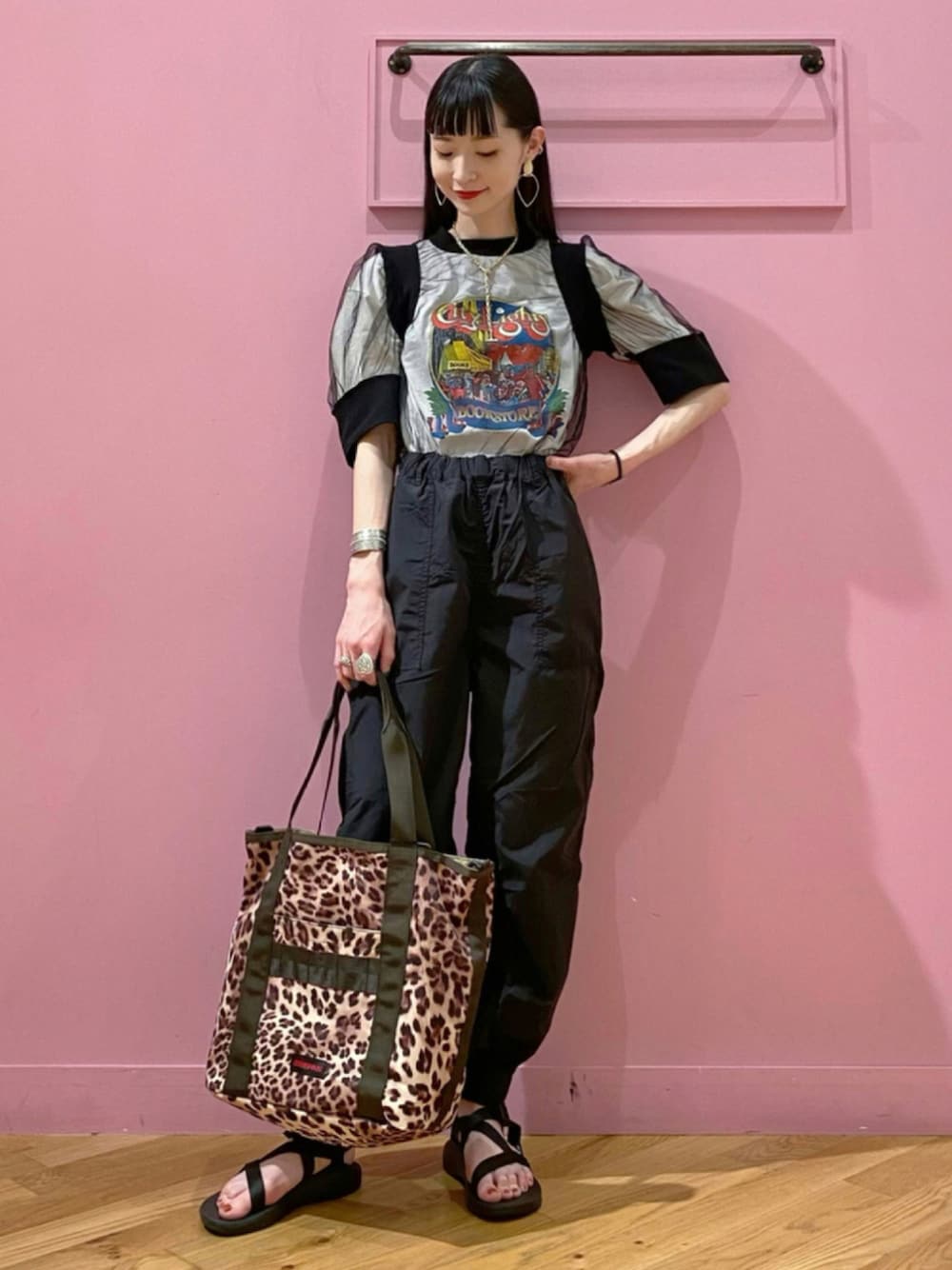 BEAMS BOY（ビームスボーイ）の「BRIEFING / 別注 LEOPARD DUAL TOTE