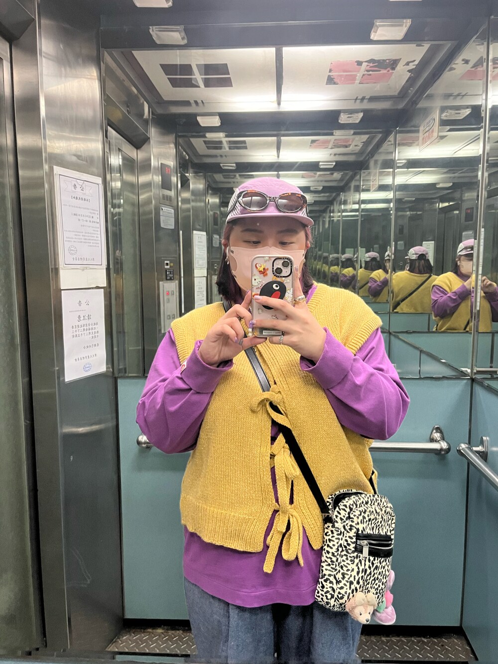 「O.POismのアイテム（ベスト、イエロー系）」を使った、Yoyo🇹🇼さん（レディース・158cm）の夏コーディネートの1枚目の写真