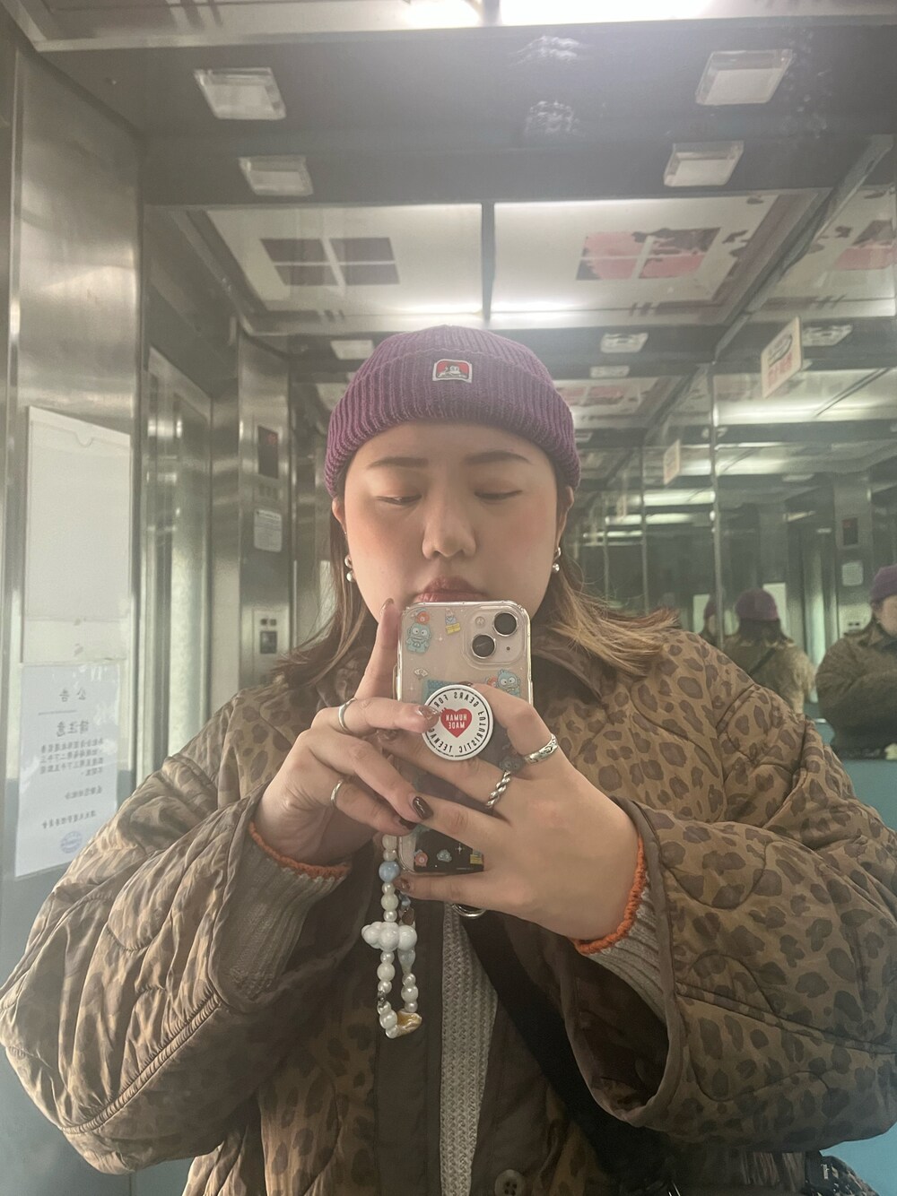 「BEN DAVISの《BEN DAVIS》MICRO LOGO KNITCAP（ニットキャップ/ビーニー、ブラック系）」を使った、Yoyo🇹🇼さん（レディース・158cm）の夏コーディネートの1枚目の写真