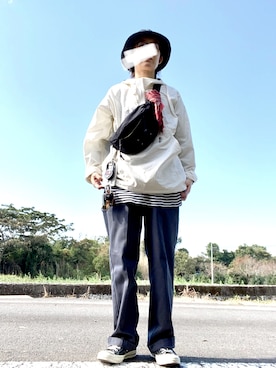 「ママファッション」｜「アイテム（ナイロンジャケット）」を使った、kimichan93さん（レディース・161cm）の秋コーディネート