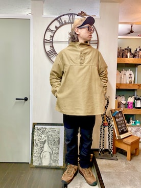 「アイテム（その他トップス）」を使った、minikenさん（メンズ・174cm）の冬コーディネート