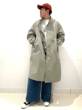 「アイテム（モッズコート）」を使った、shoさん（メンズ・173cm）の冬コーディネート