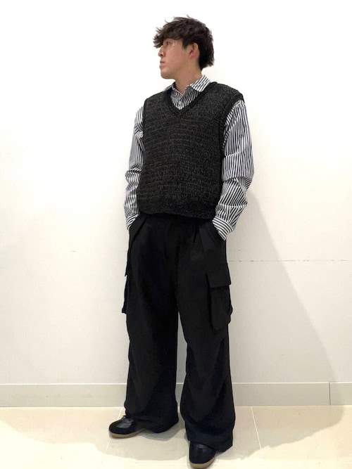 セール】ミックスヤーンニットベスト（ニット/セーター）｜SENSE OF