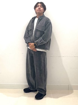 「アイテム（ブルゾン）」を使った、shoさん（メンズ・173cm）の秋コーディネート