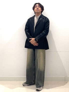 「SENSE OF PLACE by URBAN RESEARCH（センスオブプレイスバイアーバンリサーチ）のアイテム（シャツ/ブラウス）」を使った、shoさん（メンズ・173cm）の秋コーディネート