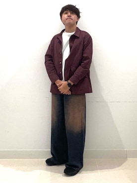 「アイテム（ナイロンジャケット）」を使った、shoさん（メンズ・173cm）の夏コーディネート