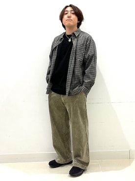 「SENSE OF PLACE by URBAN RESEARCH（センスオブプレイスバイアーバンリサーチ）のアイテム（シャツ/ブラウス）」を使った、shoさん（メンズ・173cm）の秋コーディネート