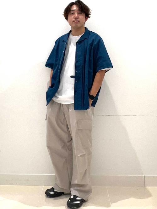 ダブルタックワイドパンツ