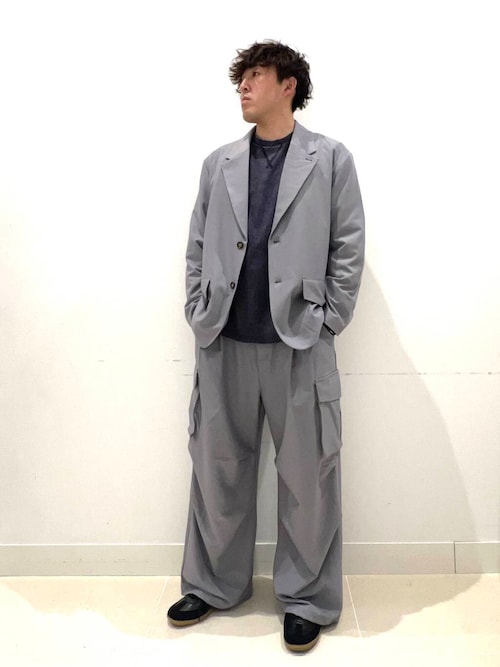 セール】『セットアップ対応』シングルルーズジャケット（その他