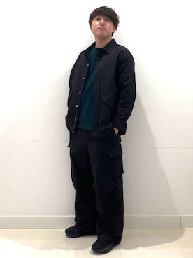 「アイテム（ナイロンジャケット）」を使った、shoさん（メンズ・173cm）の夏コーディネート