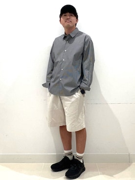 「アイテム（キャップ）」を使った、shoさん（メンズ・173cm・20代）の夏コーディネート