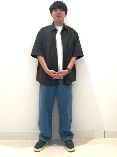 ストレートデニムパンツ
