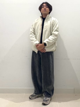 「SENSEOFPLACE」｜「アイテム（ブルゾン）」を使った、shoさん（メンズ・173cm）の秋コーディネート