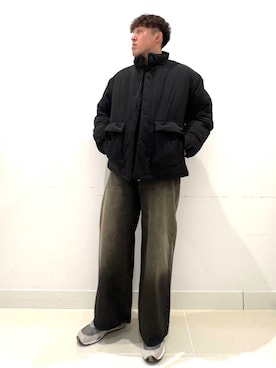 「寒い」｜「アイテム（その他アウター）」を使った、shoさん（メンズ・173cm）の冬コーディネート