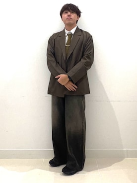 「アイテム（テーラードジャケット）」を使った、shoさん（メンズ・173cm）の夏コーディネート