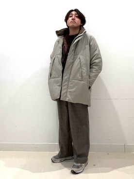 「アイテム（その他アウター、ベージュ系）」を使った、shoさん（メンズ・173cm）の秋コーディネート