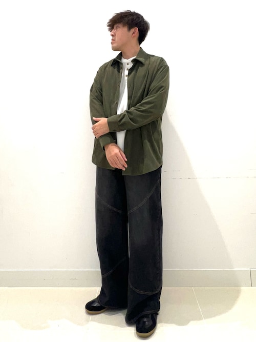 セール】コーデュロイレギュラーカラーシャツ(シャツ/ブラウス セール】コーデュロイレギュラーカラーシャツ(シャツ/ブラウス