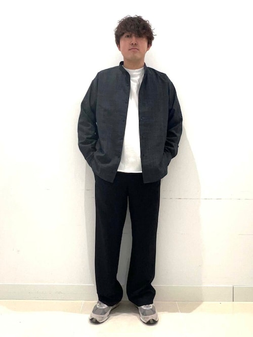 『イージーケア』ダブルタックワイドパンツ
