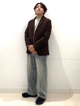 「アイテム（その他アウター）」を使った、shoさん（メンズ・173cm・20代）の秋コーディネート