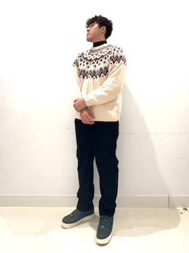 「寒い」｜「アイテム（その他アウター）」を使った、shoさん（メンズ・173cm）の冬コーディネート