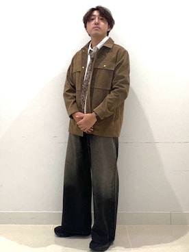 「アイテム（その他アウター）」を使った、shoさん（メンズ・173cm・20代）の秋コーディネート