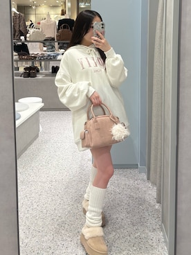 「アイテム（パーカー）」を使った、yu22oliveさん（レディース・150cm）の秋コーディネート