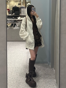 yu22oliveさん（骨格ナチュラル・レディース・150cm）の秋コーディネート