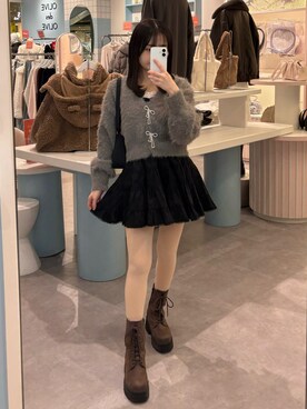 yu22oliveさん（レディース・150cm）の冬コーディネート