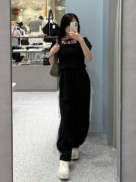 「OLIVE des OLIVE（オリーブデオリーブ）のアイテム」を使った、yu22oliveさん（レディース・150cm）の夏コーディネート