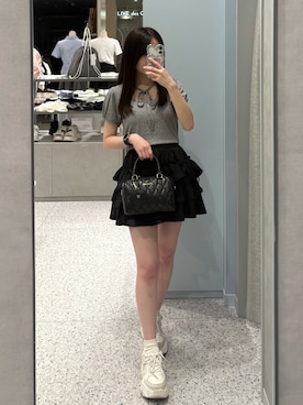 「アイテム（ボストンバッグ）」を使った、yu22oliveさん（レディース・150cm）の夏コーディネート